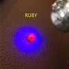 赤緑の青い黄色のRubyダイヤモンドクォーツバンガーテッパーパールインサートボールと新しい6mmテルパウルインサート翡翠ボール