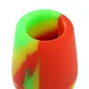 Hookahs 8.2 '' Waterpijp lava lamp vorm unieke stijl siliconen waterpijp met glazen kom