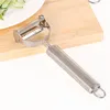 Ferramentas de Peeler de Slicer Vegetal Ferramentas de Cenoura Frutas Frutas Fragmentos De Aço Inoxidável Durável Razor Sharp Dual-Use Legumes Grater BH2417 TQQ