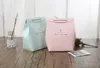 Diy caixa de bombons de papel rosa e verde presente saco de biscoitos de doces para festa de aniversário de casamento festa do bebê
