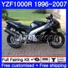 바디 용 YAMAHA ALL 블랙 썬더 세스 YZF1000R 96 97 98 99 00 01 238HM.23 YZF-1000R YZF 1000R 1996 1997 1998 1999 2000 2001 페어링 즈 키트