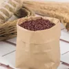 10pcs Brown Kraft Paper bag Gift Bags packing Biscuits candy raft bread Cookie Bread Nuts Snack Baking Package