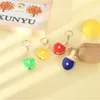 5x3x1.3cm Table Tennis Bat Keychain Mulheres charme jóias presentes Mini LED Light Bat Chaveiro Bolsas Titular Keyring