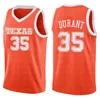 Stephen 30 Curry Maglia da uomo Kevin 35 Durant NCAA University Red White College Basketball indossa a buon mercato all'ingrosso