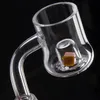 25mm Smoking Accessories CAD Ruby Quartz Banger Thermochromic Bucket Core Evan Shore Nail with Yellow Red Domeless Nails for Glass Water Pipes 717