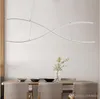 Moderne minimalism LED Hanglamp Aluminium Opknoping Kroonluchter Binnenverlichting Fixture voor Eetkeuken Kamer Bar Lamparas Colgantes