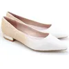 Chandal Ballet Flats Hot Sale-Glitter Pointed Toe CCS 2020 Luxury Woman Dress Shoes Flat Heel Shoes