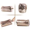 Large & Portage Travel Makeup Toiletry Bag For Women Neceser Mujer Men's Vintage PU Leather Washing Storage Bag353b