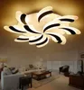 Lampada da soffitto a LED a forma di fiore in acrilico moderno semplice, luci per soggiorno Illuminazione domestica, AC110-220V Cortile creativo Camera da letto calda