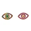 Hiphop Brand Fashion Eyes turcs Boucles d'oreilles Stud For Women Evil Eye Gold Gold Chic Haule Haume Rimestone Mignon Bijoux