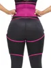 3-i-1 hög midja tränare lår trimmer höftförstärkare yoga fitness vikt butt lyfter bantning stöd bälte hip förstärkare shapewear för kvinnor