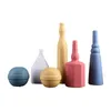 Morandi Color Color Ceramic Vase Collection Nordic Minimalist Pottery Crafts Room Room Hotel مطعم طاولة الطعام