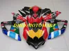 Motorfiets Fairing Kit voor Suzuki GSXR600 750 K8 08 09 GSXR600 GSXR750 2008 2009 ABS Rood Kleurrijke Vallen Set SA44