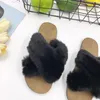 Qiu dong nuevo fondo cruza MAO MAO zapatilla femenina moda exterior desgaste zapatilla de fondo suave que evita la zapatilla resbaladiza