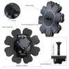 Solar Panel Powered Brushless Water Pump Yard Garden Decor Pool Outdoor Games Round Petal Floating Fountain Water Pumps CCA11698 10pcs