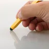 Universal Retro Pencil Stylus Pen för iPad iPhone Samsung Tablet PC Smart Phone Touch Screen Touch Pen Capacitive Pen Yellow6314023