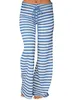 Pantaloni da yoga a gamba larga a righe Pantaloni larghi da donna Pantaloni lunghi per la danza Yoga S M L XL XXL 3XL Cotone morbido Home6365548