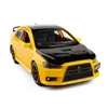 132 JACKIEKIM Mitsubishi Lancer EVO X 10 BBS RHD Met Zwart Dak Diecast Model AUTO Speelgoed Voor Kinderen Jongen Geschenken T2004173619970