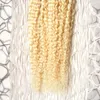 100g brasiliansk kinky curly remy i tips hårförlängningar fusion naturligt 100 mänskliga hårförlängningar buntar keratin stick tips hår cap1200798