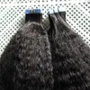 kinky straight human hair extensions sale 100g brazilian coarse yaki virgin hair 40pcs/Set Apply Tape Adhesive Skin Weft Hair