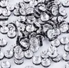 300 Adet / grup Beyaz AB Kristal Rhinestone Rondelle Spacer Boncuk DIY Takı Yapımı Için 8mm charms