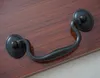 3.9 '' Antique Black Retro Dresser Uchwyty szuflady Drop Pull Uchwyty / Kuchnia Drzwi Klamka Pull Meble Hardware 100mm