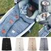 Baby Sleeping Bags Winter Warm Button Knit Swaddle Wrap Swaddle Stroller Wrap Toddler Blanket Sleeping Bags