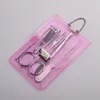 5 pieces of stainless steel nail care set decoration foot scissors tweezers knife deaf practical nail clipper set nail set SZ266 81265248