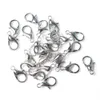 100Pcs/lot Zinc Alloy Lobster Claw Clasps for DIY Jewelry Necklaces Bracelet Making, Nickel Free ship (12x7mm)
