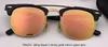 Helklubbsolglasögon Herrens kvinnors varumärkesdesigner UV400 Master Glassics Classic Sun Glasses Driving Semi Rimless RD3816 Square G2815