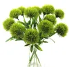 Artificial Flowers Dandelion Decorative Plastic Flower Wedding Home Decoration Valentine's Day Flowers White Green Length 25cm