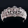 Coroas luxuosas para desfiles de brilho, strass, coroas para noivas, joias para noivas, tiaras, acessórios para o cabelo, tiaras para noivas brilhantes