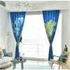 map curtains New children's room curtain boy bedroom cute cartoon world map blackout curtain 3d curtains