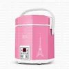 Electric Heating Container Mini Rice Cooker 1.2L mini rice cooker small 2 layers Steamer Multifunction cooking Pot