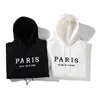 2020 Mens Hoodies Homens Mulheres de Alta Qualidade Casual Paris Bordado Mens Moda Moda Pullover Manga Comprida Suéter