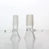 Glasplaatjes Kom Stukken Voor Roken Waterpijpen Waterpijpen Keramische Nail Bowls met Handvat Trechter Rig Accessorie 14mm 19mm mannelijke Joint
