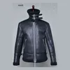 Warm Winter Lambool Flight Jacket Mens Lederen Fleece Dikke Plus Size Kleding Jassen Lange Mouwen Uitloper