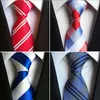 Neck tie Stripe necktie 52 Color 146*8cm Occupational shirt Necktie for Father's Day business polyester tie Christmas Gift