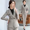 Professional wear suit solid color casual blazer trousers two-piece female 2019 spring temperament temperament women's clothes