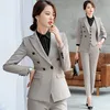 Professional wear suit solid color casual blazer trousers two-piece female 2019 spring temperament temperament women's clothes