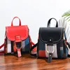 2020 Nouveau haute qualité en cuir PU femmes sac à dos sac à bandoulière sac d'école pour filles adolescente multi-usage sac à dos sac à main Cros260k