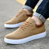 Våren Herr Canvas Skor Herr Mode Sneakers Herr Bekväma Herr Casual Skor Snörskor Körskor Stor storlek:38-47