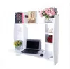 2020 Free shipping Wholesales Exquisite Room-saving Wall Built-up Computer Desk White