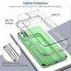 Casos de telefone celular transparente caso de telefone para iphone pro max xs x plus claro tpu pára-choques duro caso de volta galaxy note 10 plus wcn4