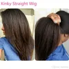 Puff Kinky Straight Drawstring Ponytail 12 tum Afro Drawstring Två Clips i hårförlängningar Human Pony Hair Bun