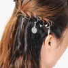 Silver Gold Hair Braid Dreadlocks Bead Tone Circle Pendant Hair Cuffs Dread Tube Hairpins Hair Jewelry Accessories4329692