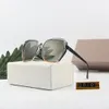 Luxury-Brand Top Quality tr full ram designer solglasögon för kvinnor UV400 Protecton spegel solglasögon med packning 2970