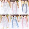 Kids Knee High Socks Girls Cartoon Stockings Child Cotton Striped Breathable Long Socks Baby Casual Tights Princess Leg Warmer YP781