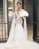 Arabic Aso Ebi Sexy Luxurious Lace Beaded Crystals Bridal Dresses Mermaid Wedding Gowns Zj222 407