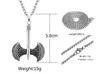 Мода - топор кулон ожерелья панк спортивный тренажерный зал аксессуары влюбленные для мужчин женщин из нержавеющей стали 316 мода ювелирные изделия племенные мохеру